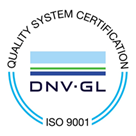 Valkeakosken ammattiopisto, VAAO. Kuvassa on logo jossa lukee: Quality system certification DNV GL ISO 9001.