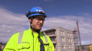 Opiskelija Riku Nurkkala valmistui talonrakentajaksi 2+1-mallin kautta